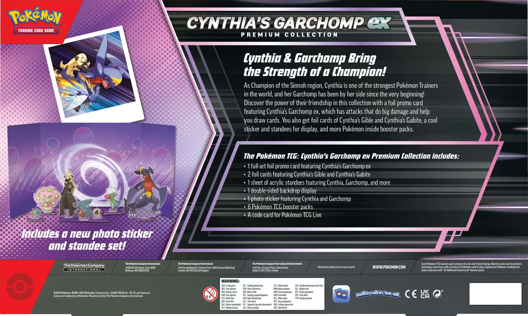 Cynthia's Garchomp ex Premium Collection