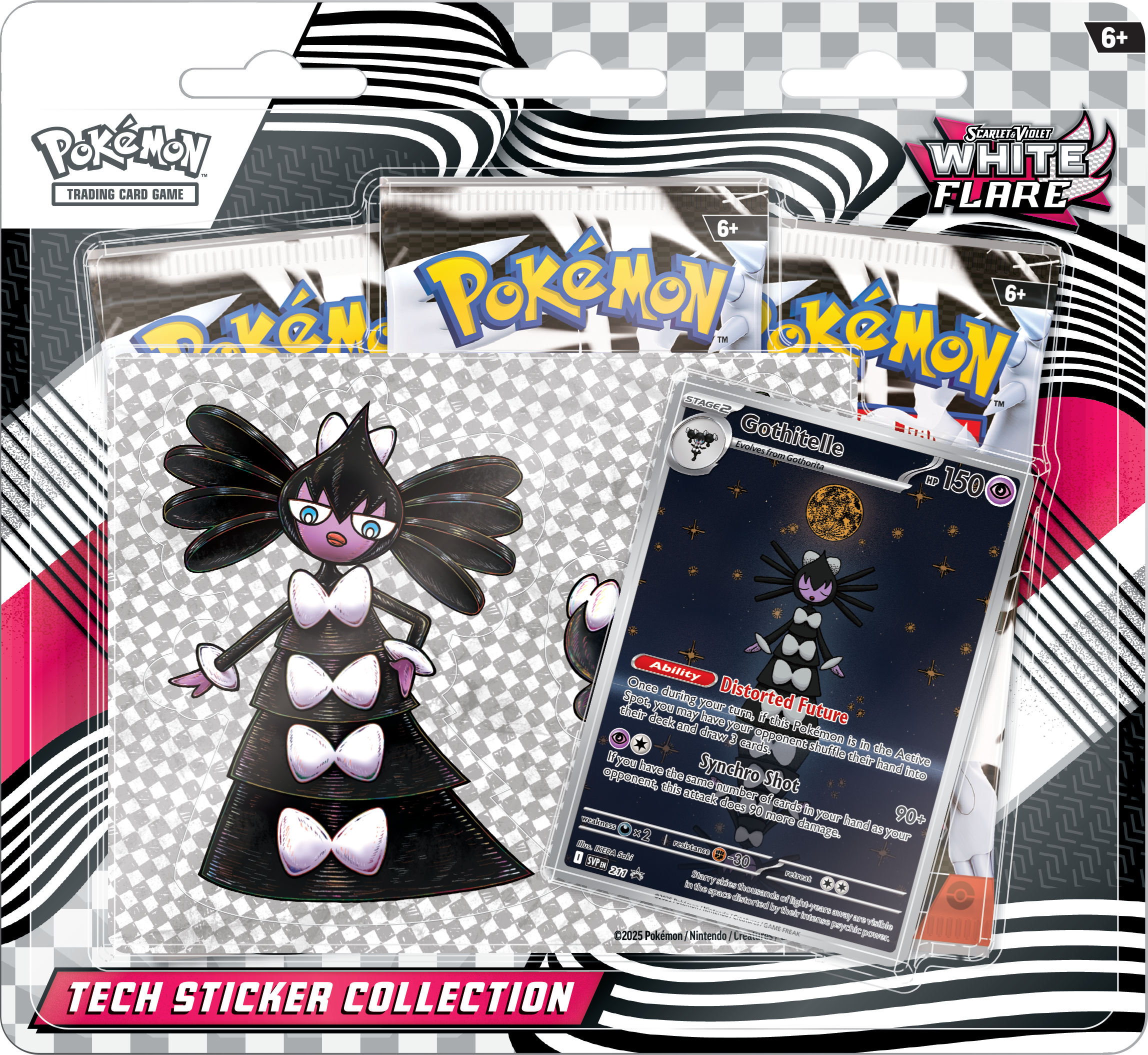 White Flare - Tech Sticker Collection - Gothitelle