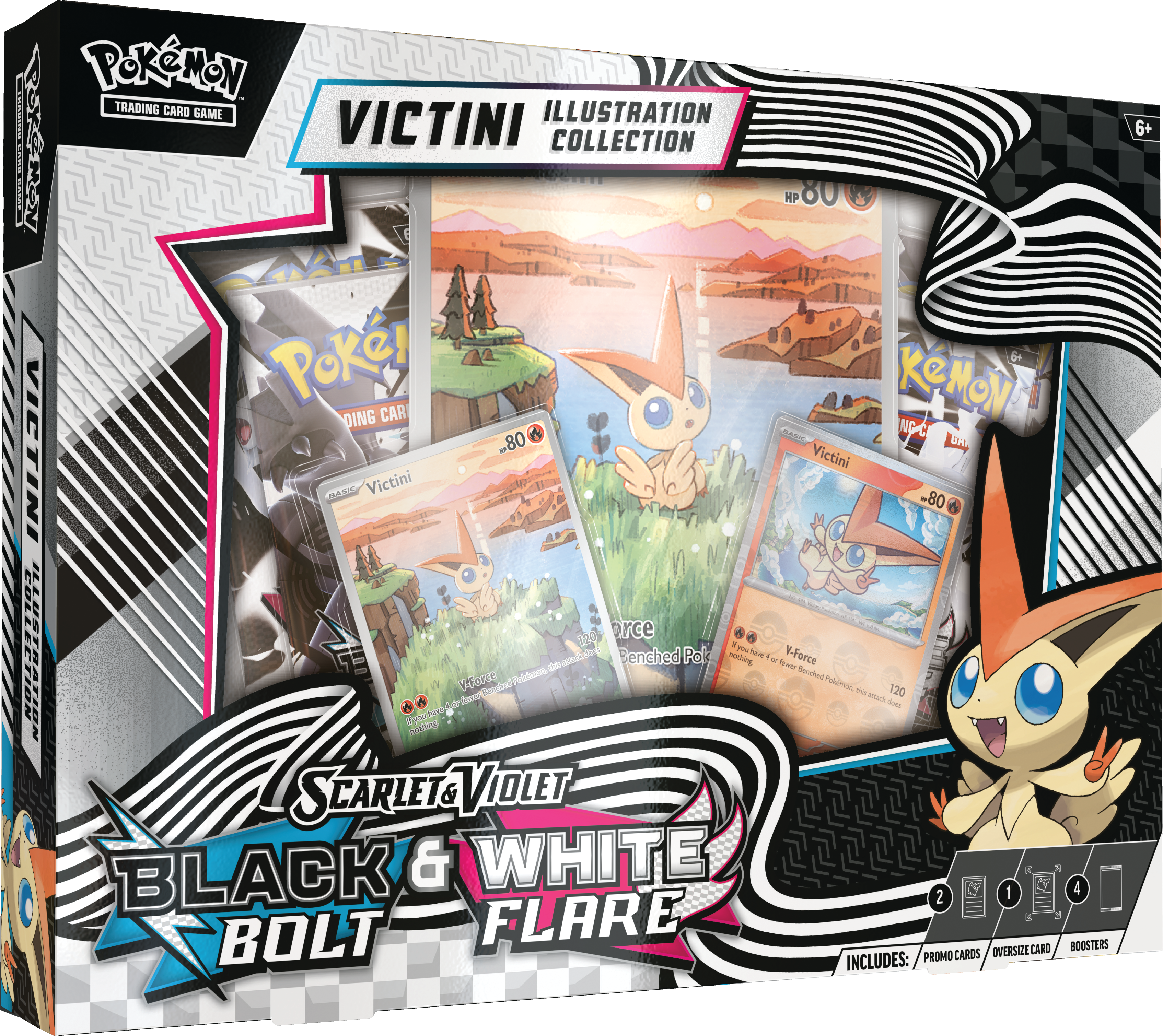 Black Bolt & White Flare - Illustration Collection - Victini