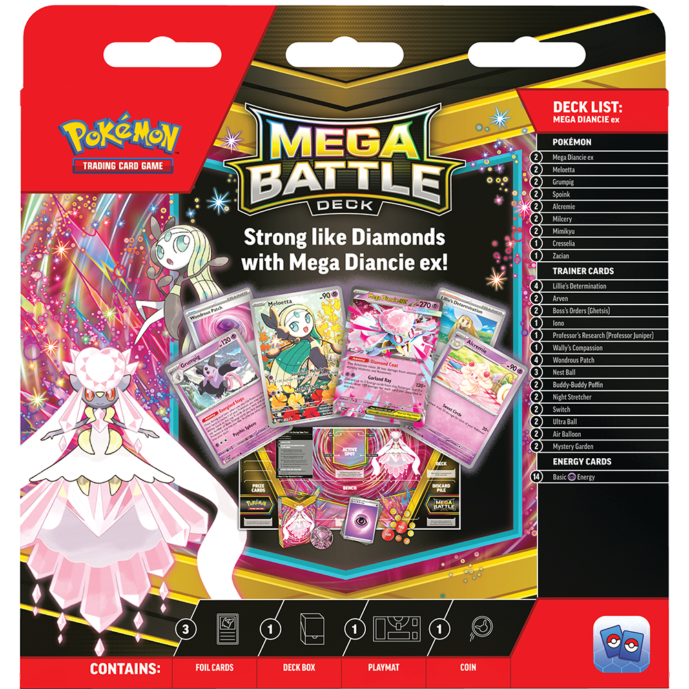 Mega Battle Deck - Mega Gengar & Mega Diancie