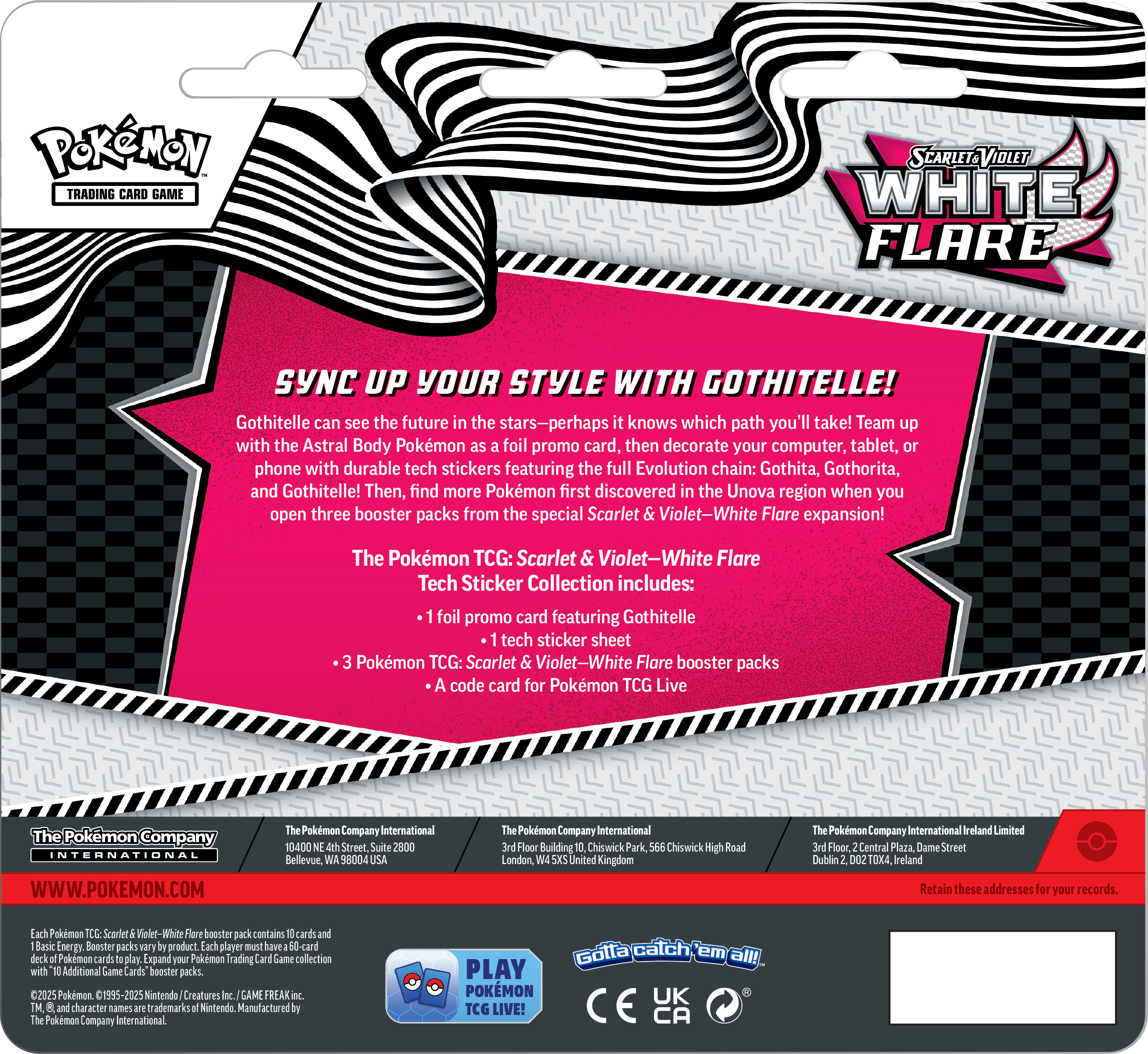 White Flare - Tech Sticker Collection - Gothitelle