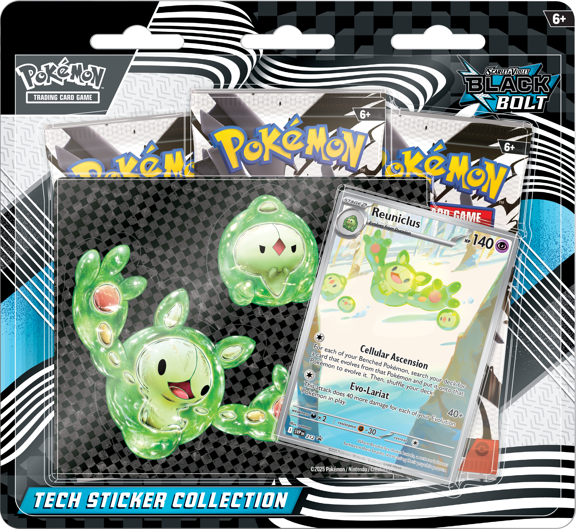 Black Bolt - Tech Sticker Collection - Reuniclus